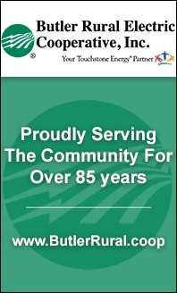 Butler Rural Electric Cooperative, Inc. "Proudly Serving the Community for 85 years" Ad